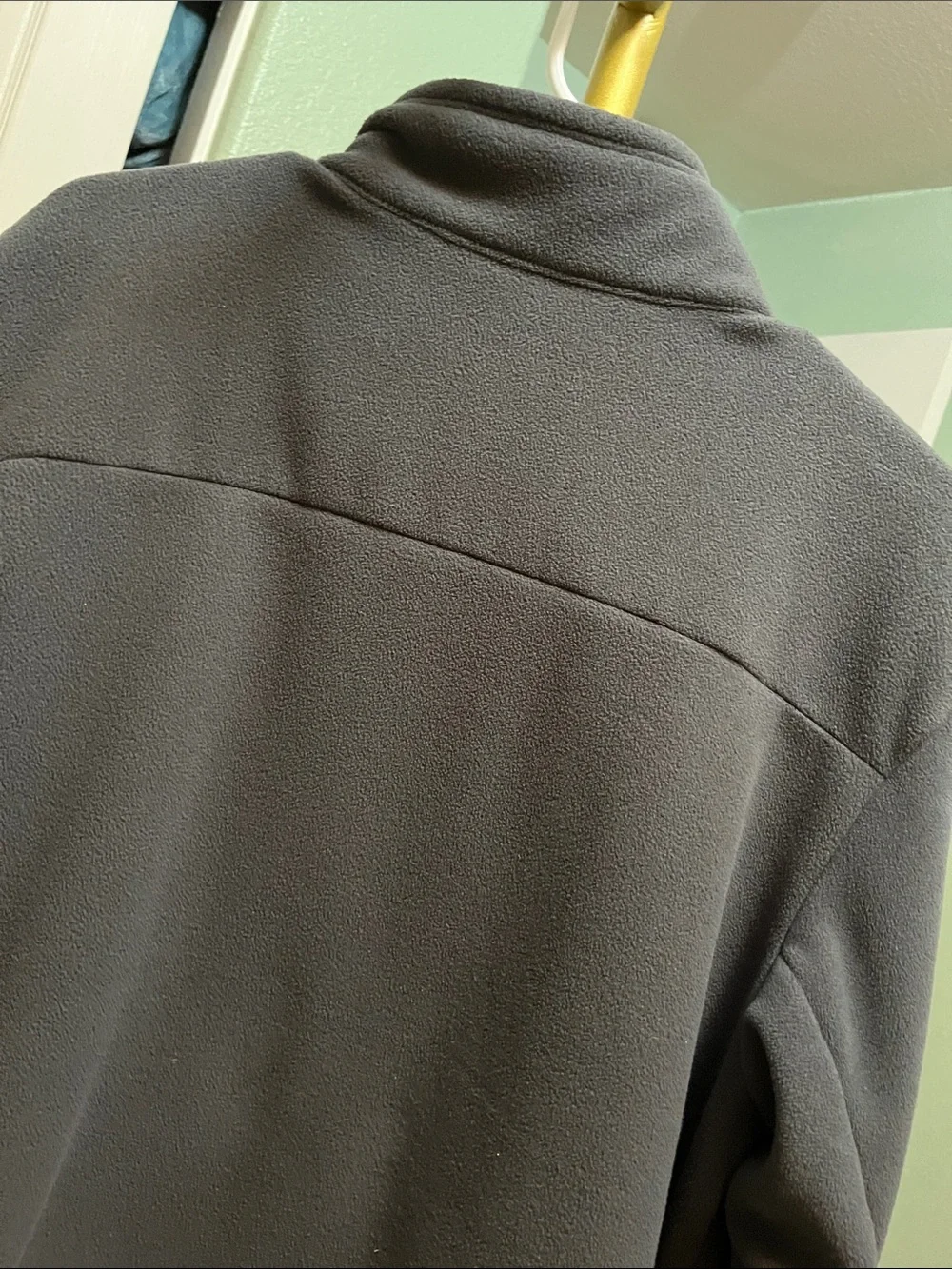 The North Face Men's Dark Gray Full-Zip Fleece Lined Jacket Sz Large